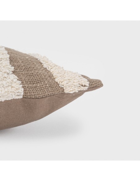 Cojín cuadrante algodón Drus 45x45 - funda + relleno cojines-decorativos