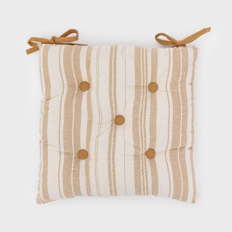 Cojín plancheta Raya Selva 45x45 - funda + relleno cojines-sillas
