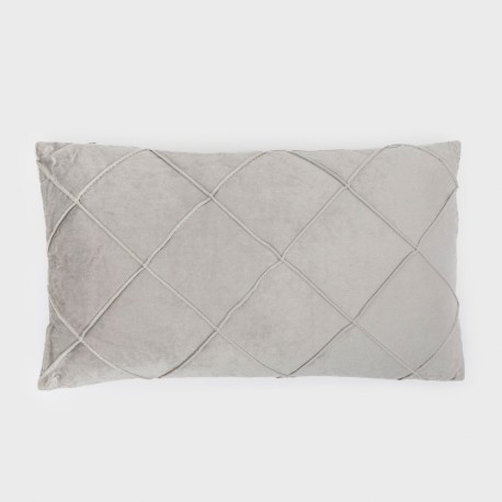 Cojín rectangular 30x50 New Rombo terciopelo liso - funda + relleno rectangular-lisos