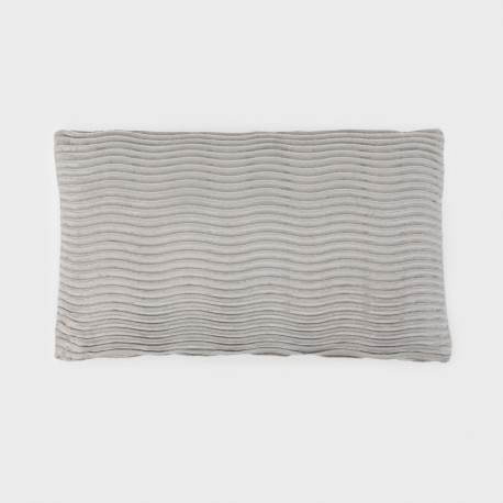 Cojín rectangular 30x50 New Ondas terciopelo liso - funda + relleno rectangular-lisos