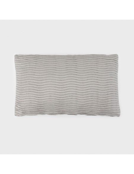 Cojín rectangular 30x50 New Ondas terciopelo liso - funda + relleno rectangular-lisos