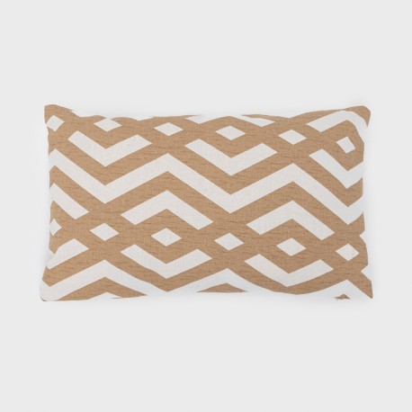 Cojín rectangular antimanchas 30x50  Nela liso - funda + relleno rectangular-estampadas