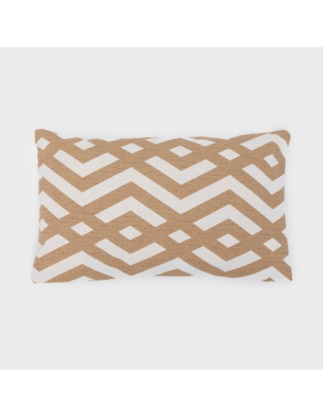 Cojín rectangular antimanchas 30x50  Nela liso - funda + relleno rectangular-estampadas