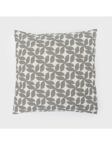 Cojín cuadrante antimanchas Keira gris 45x45 - funda + relleno cojines-decorativos-estampados