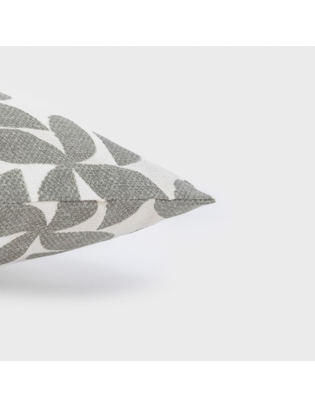 Cojín cuadrante antimanchas Keira gris 45x45 - funda + relleno cojines-decorativos-estampados
