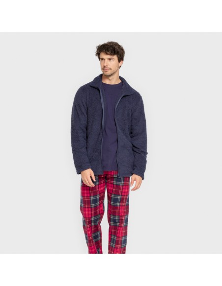Sudadera sherpa hombre lisa sudaderas-hombre