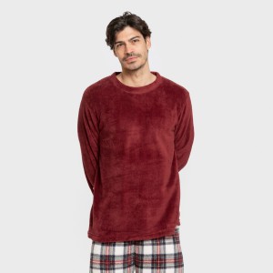 Pijama coral hombre Cuadro...
