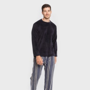 Pijama coral hombre Raya... 2