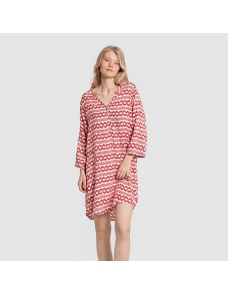 Camisola viscosa Pastela fresa vestidos-y-blusones-mujer