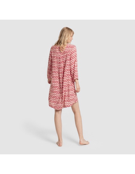 Camisola viscosa Pastela fresa vestidos-y-blusones-mujer