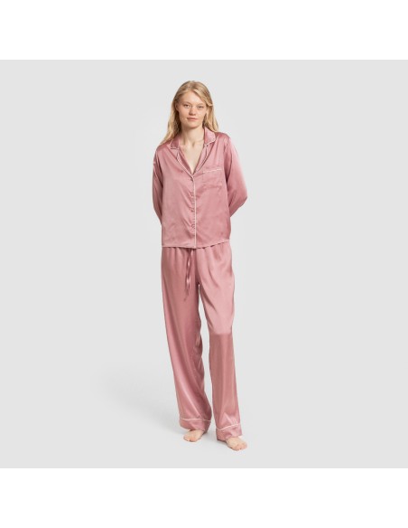 Pijama largo mujer Saten Friday pijamas-largos-de-mujer