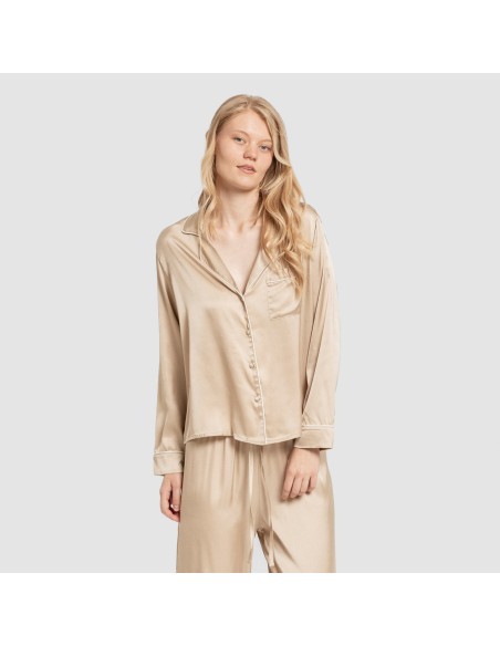 Pijama largo mujer Saten Friday pijamas-largos-de-mujer