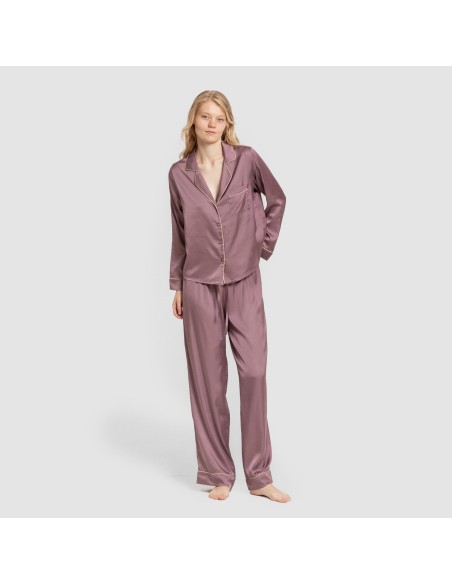 Pijama largo mujer Saten Friday pijamas-largos-de-mujer