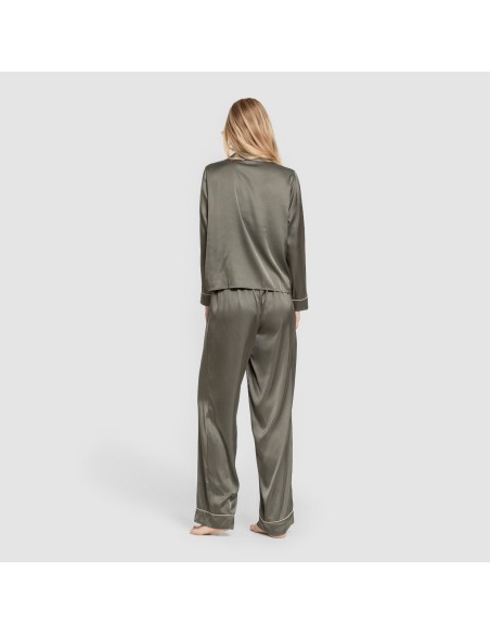 Pijama largo mujer Saten Friday pijamas-largos-de-mujer