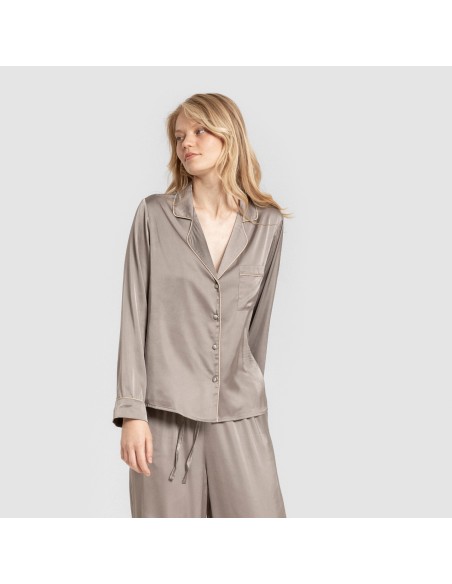 Pijama largo mujer Saten Friday pijamas-largos-de-mujer