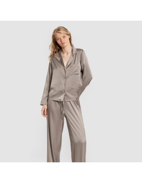Pijama largo mujer Saten Friday pijamas-largos-de-mujer