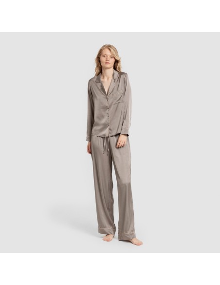 Pijama largo mujer Saten Friday pijamas-largos-de-mujer