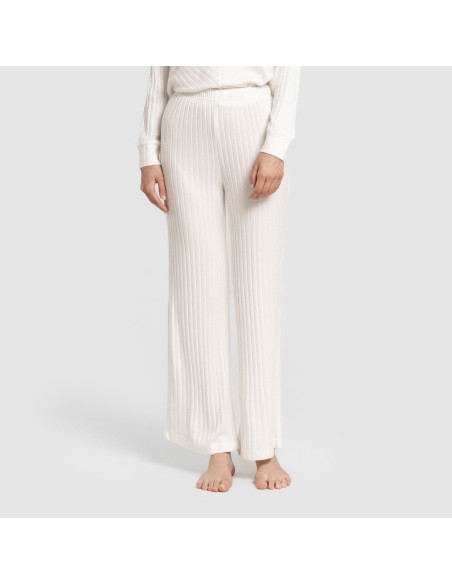 Pantalón largo polyamide canalé mujer pantalones-comodos-mujer