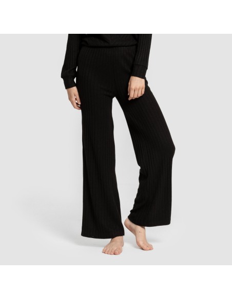 Pantalón largo polyamide canalé mujer pantalones-comodos-mujer