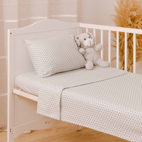 Juego de sábanas franela Dune indigo cuna sabanas-cuna-bebe