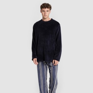 Pijama coral hombre Raya... 2