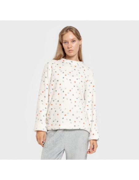 Pijama coral Julie indigo pijamas-de-invierno-de-mujer