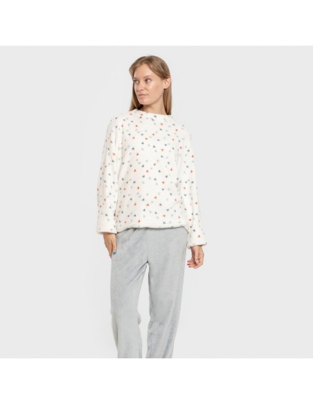 Pijama coral Julie indigo pijamas-de-invierno-de-mujer