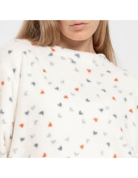 Pijama coral Julie indigo pijamas-de-invierno-de-mujer