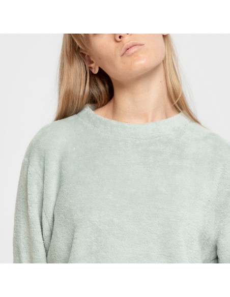 Pijama coral Espiga verde tiffany pijamas-de-invierno-de-mujer