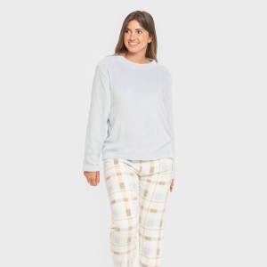Pijama coral Cuadro Noric... 2