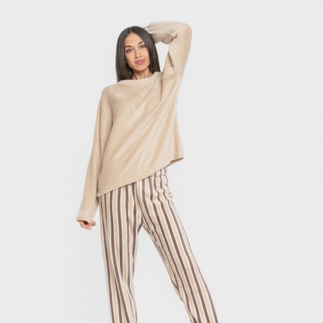 Pijama coral Raka Brooke arena pijamas-de-invierno-de-mujer