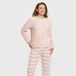 Pijama coral Kit rosa bebe 2