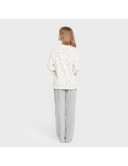 Pijama coral Julie indigo pijamas-de-invierno-de-mujer