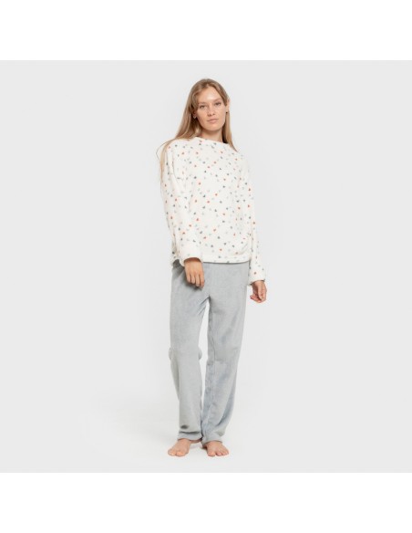 Pijama coral Julie indigo pijamas-de-invierno-de-mujer