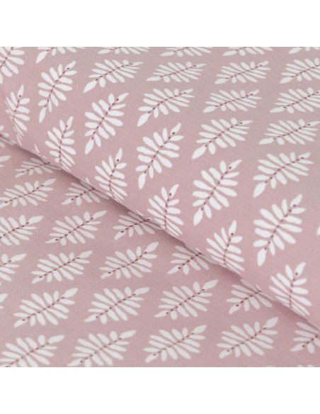 Funda nórdica algodón Zurich malva rosa algodon-100