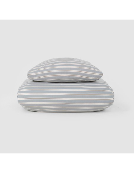 Funda nórdica algodón Schon azul grisaceo algodon-100