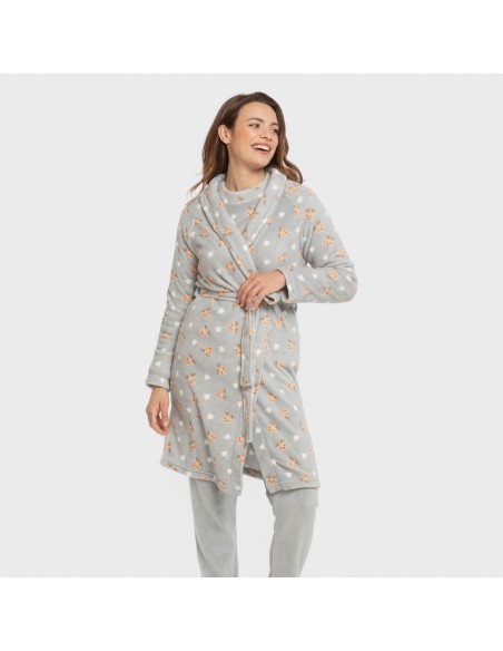 Bata coral Tatini indigo batas-mujer