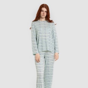 Pijama largo viscosa mujer... 2