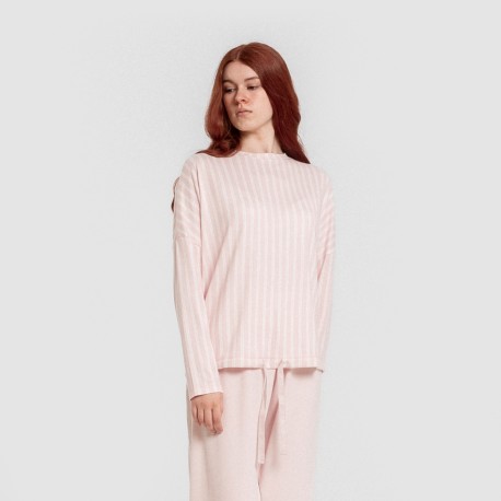 Pijama largo Secret mujer Raya Marsella rosa pijamas-largos-de-mujer