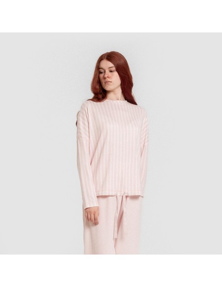 Pijama largo Secret mujer Raya Marsella rosa pijamas-largos-de-mujer
