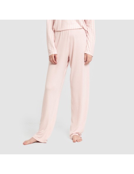 Pijama largo Secret mujer Raya Marsella rosa pijamas-largos-de-mujer