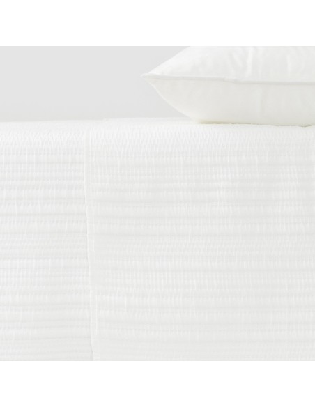 Colcha doble tela jacquard Deivi blanco colcha-jacquard