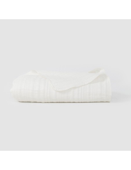 Colcha doble tela jacquard Deivi blanco colcha-jacquard