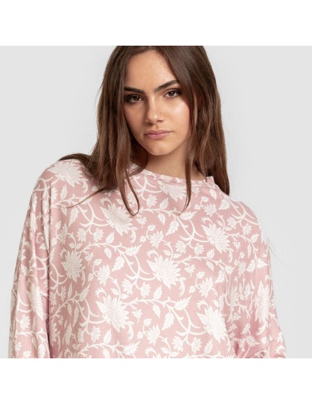 Pijama largo Secret mujer Amira rosette pijamas-largos-de-mujer