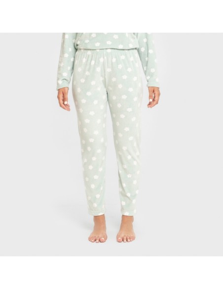 Pijama terciopelo super soft mujer Dula verde tiffany pijamas-de-invierno-de-mujer