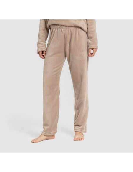 Pijama terciopelo liso pijamas-de-invierno-de-mujer