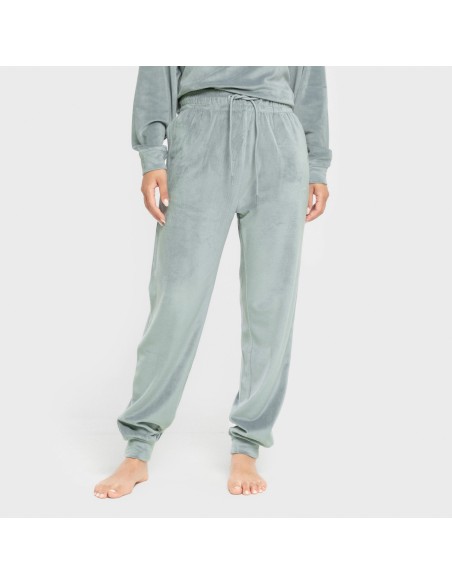 Pijama terciopelo super soft liso pijamas-de-invierno-de-mujer