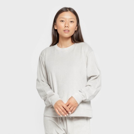 Pijama terciopelo super soft liso pijamas-de-invierno-de-mujer