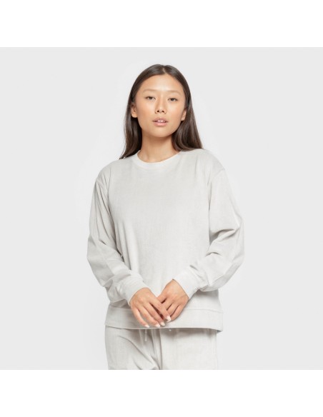 Pijama terciopelo super soft liso pijamas-de-invierno-de-mujer
