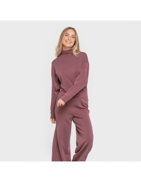 Pantalón largo pinzas estilo modal mujer pantalones-comodos-mujer